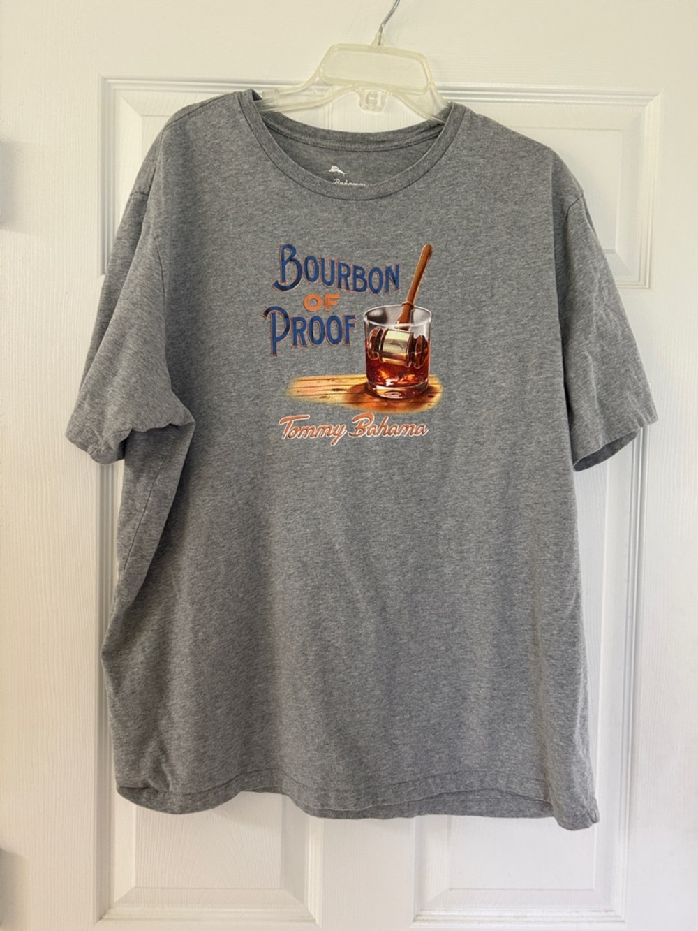 Tommy Bahama Grey Graphic Tee Men’s XL